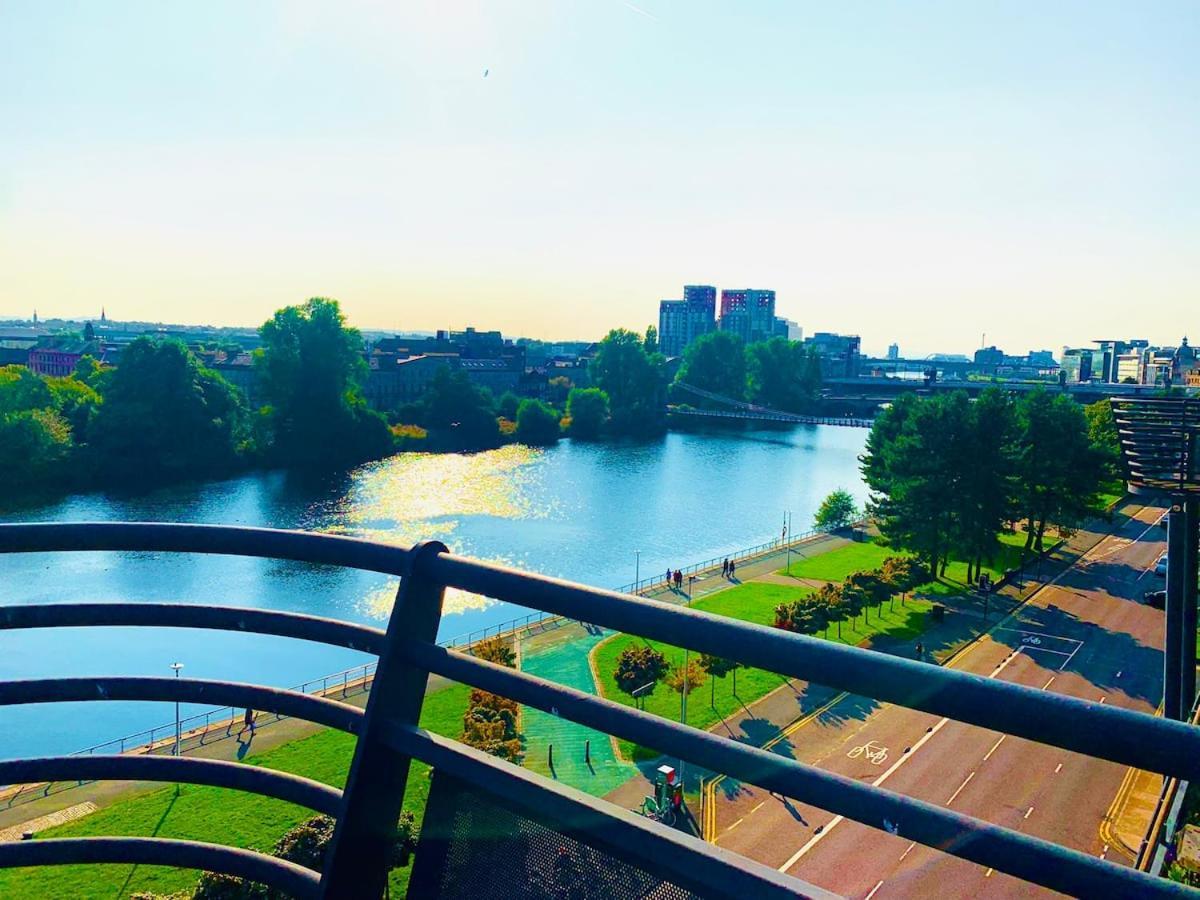 Glasgow City Centre G1 Penthouse With Riverviews - Duplex Bagian luar foto